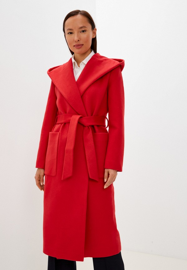 женское пальто unicomoda, красное