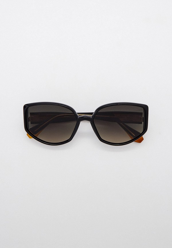 женские квадратные солнцезащитные очки gigi studios, черные