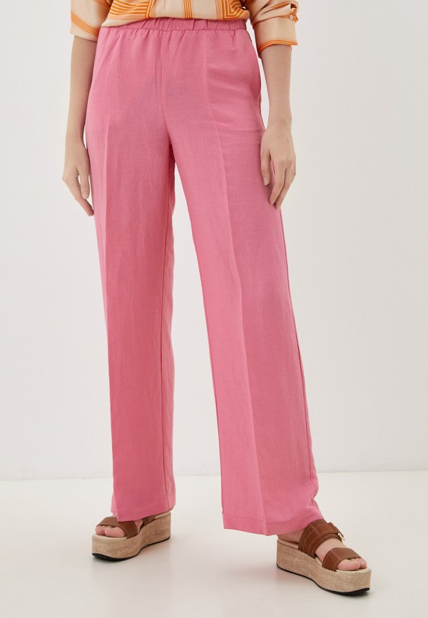 женские повседневные брюки silvian heach, розовые