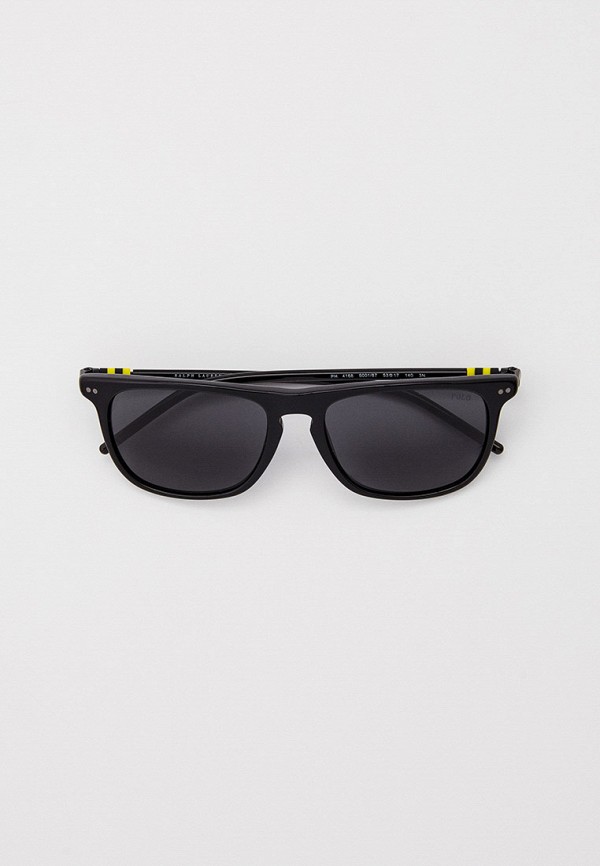 женские квадратные солнцезащитные очки polo ralph lauren, черные