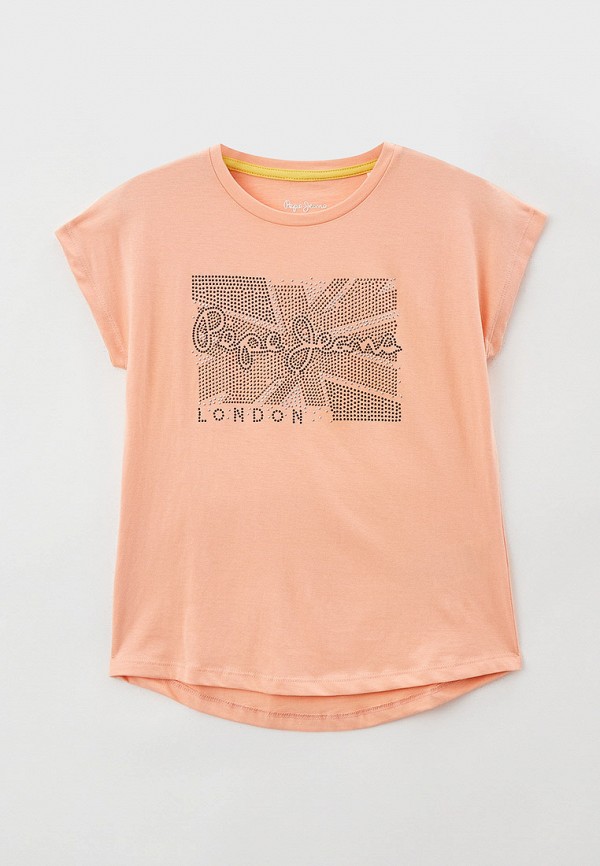 футболка с коротким рукавом pepe jeans london для девочки