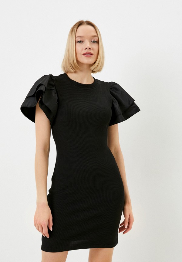 женское платье-футболки lakressi, черное