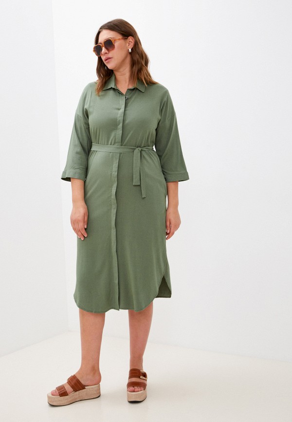 женское платье-рубашки lorabomb, зеленое