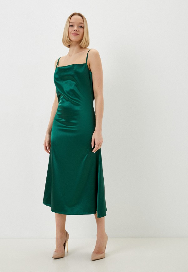 женское платье-комбинация dunia, зеленое