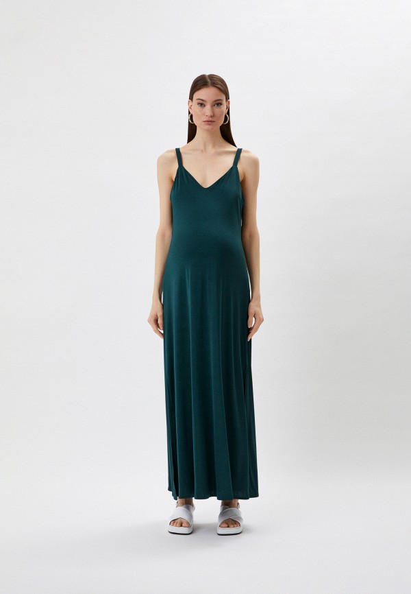 женское повседневные платье pietro brunelli maternity, зеленое