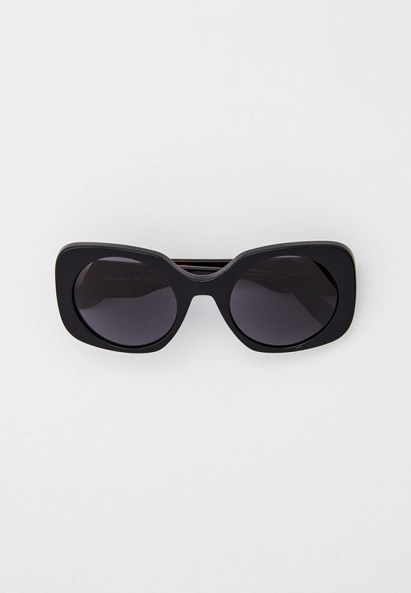 женские квадратные солнцезащитные очки giorgio armani, черные