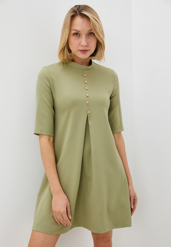 женское повседневные платье diverius, зеленое