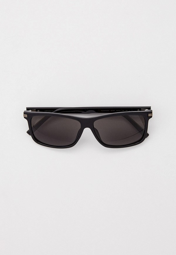 мужские квадратные солнцезащитные очки polaroid, черные