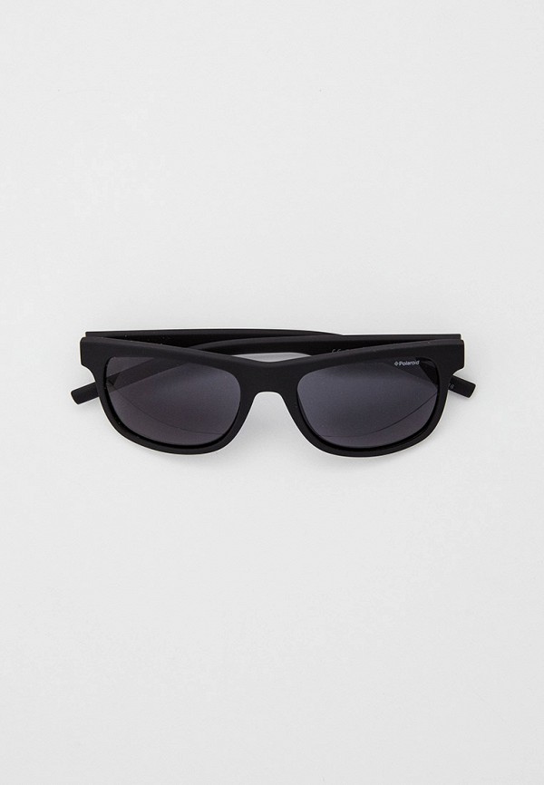 женские квадратные солнцезащитные очки polaroid, серые