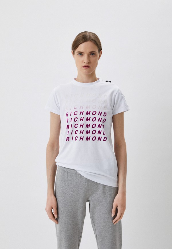 женская футболка richmond sport, белая