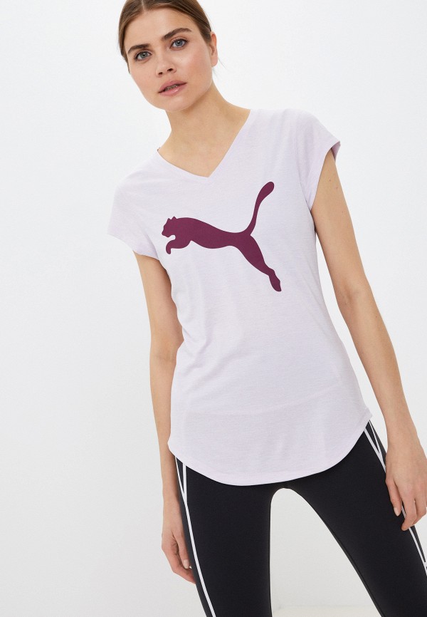 женская спортивные футболка puma, фиолетовая