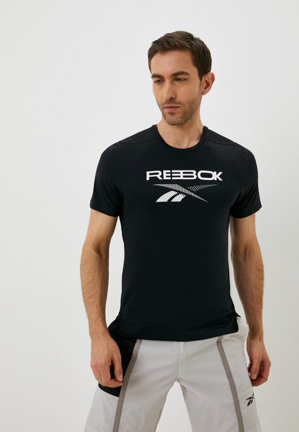 мужская спортивные футболка reebok, черная
