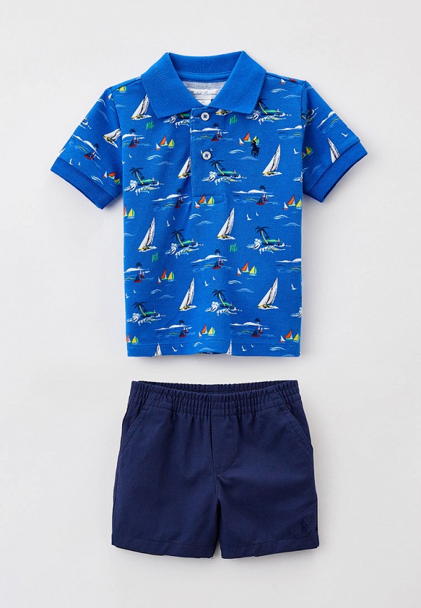 спортивный костюм polo ralph lauren для мальчика, синий