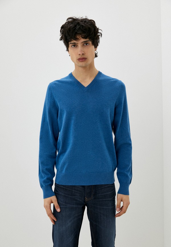 мужской пуловер marks & spencer, синий