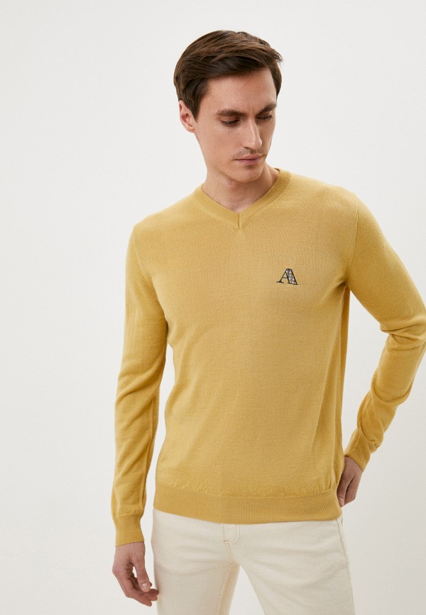 мужской пуловер aquascutum, желтый