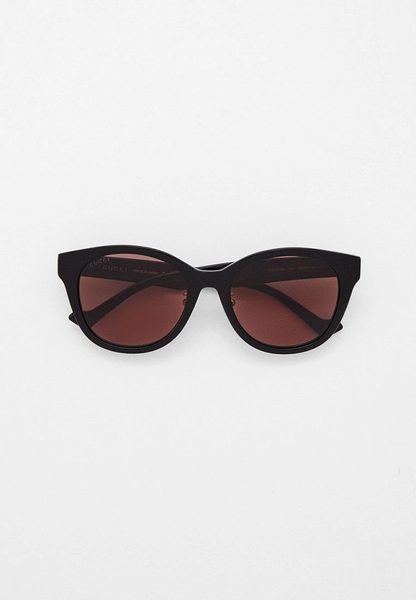женские солнцезащитные очки кошачьи глаза gucci, коричневые
