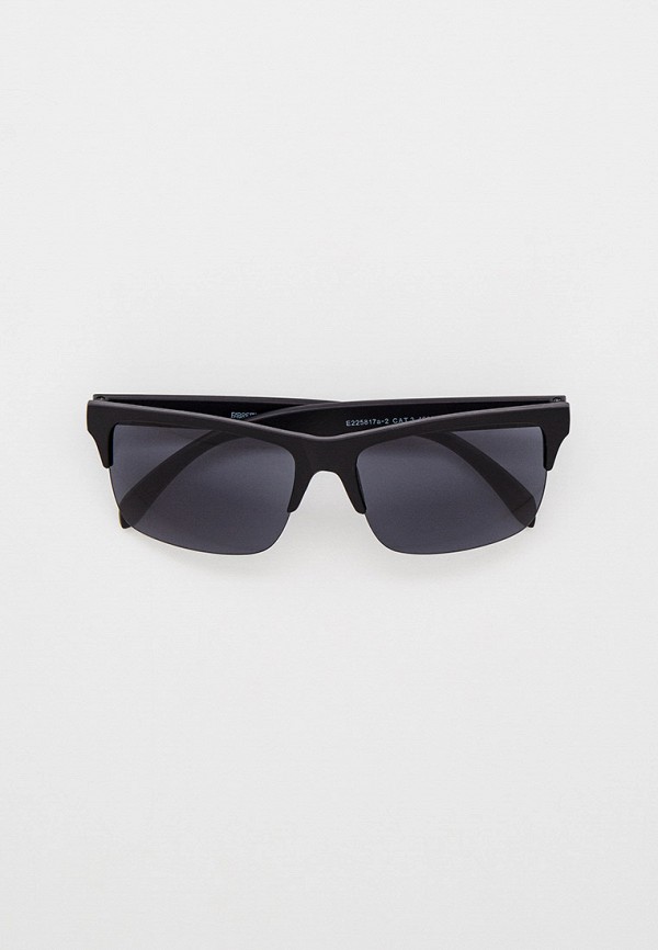 мужские квадратные солнцезащитные очки fabretti, черные