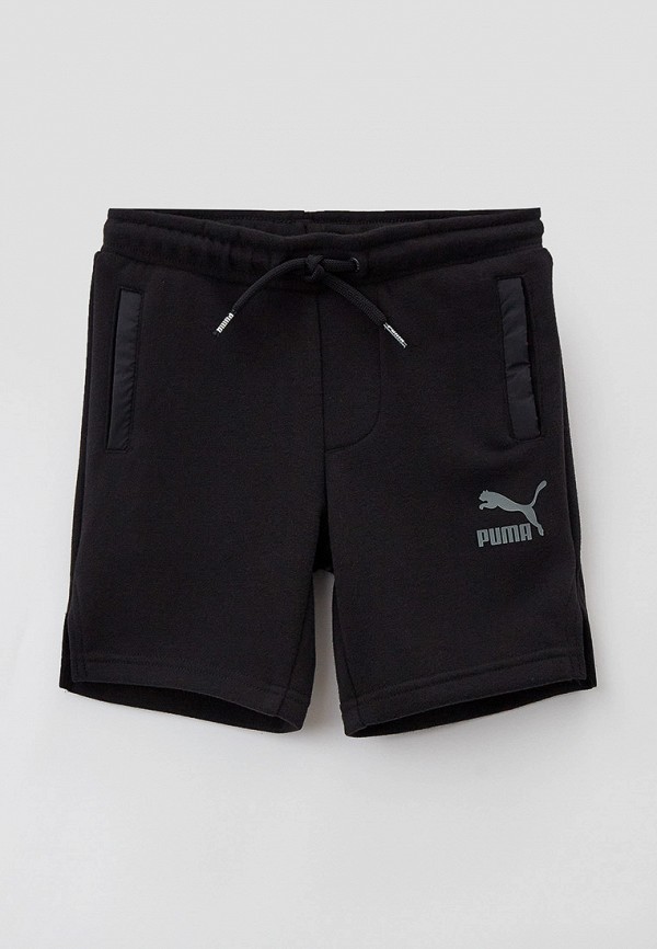 спортивные шорты puma для мальчика, черные