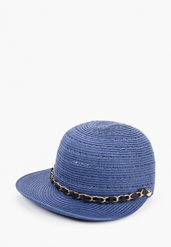 женская кепка fabretti, синяя