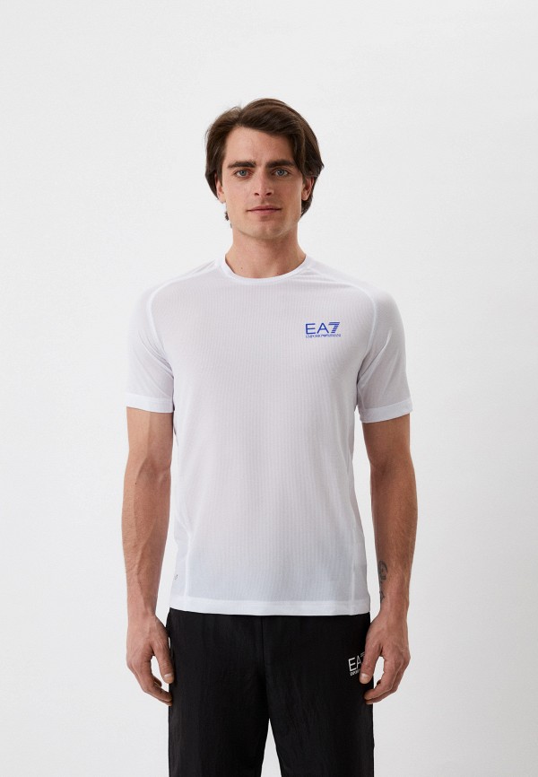 мужская спортивные футболка ea7, белая