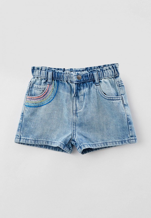 джинсовые шорты marks & spencer для девочки, голубые