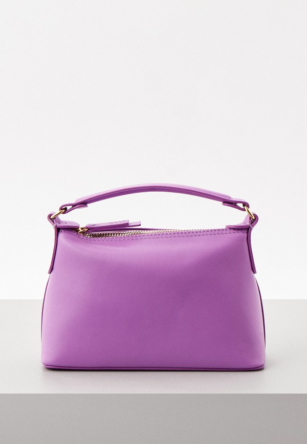 женская сумка с ручками liu jo, фиолетовая
