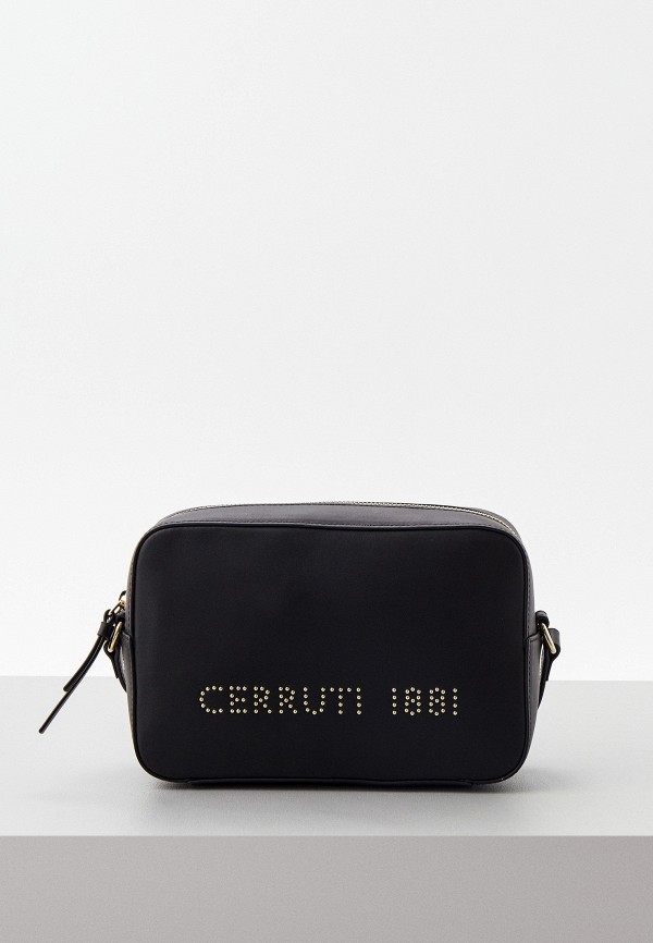 женская сумка через плечо cerruti 1881, черная