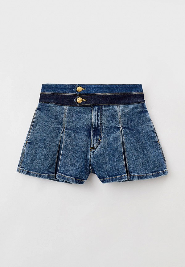 джинсовые шорты dsquared2 для девочки, синие