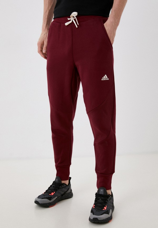 Мужские спортивные брюки Adidas, бордовые - купить от 6390 руб винтернет-магазине - доставка по Москве и России