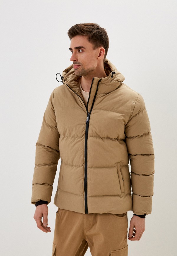 мужская утепленные куртка rnt23, бежевая
