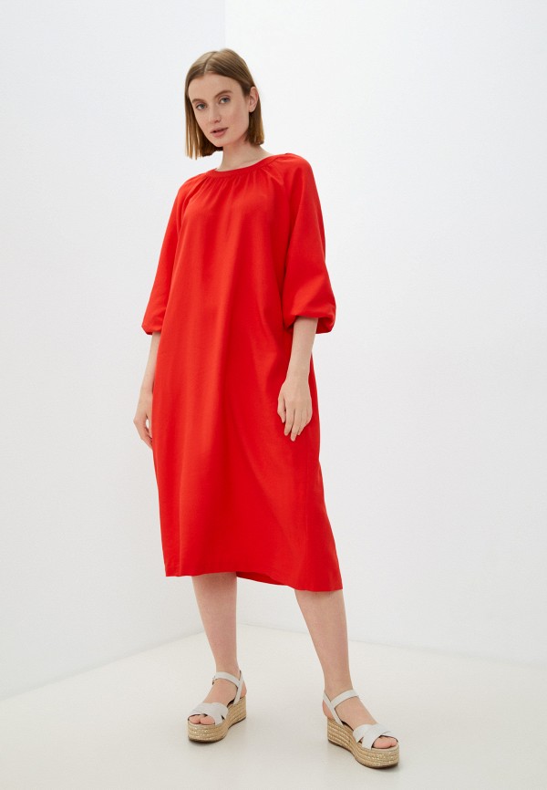 женское повседневные платье baon, красное