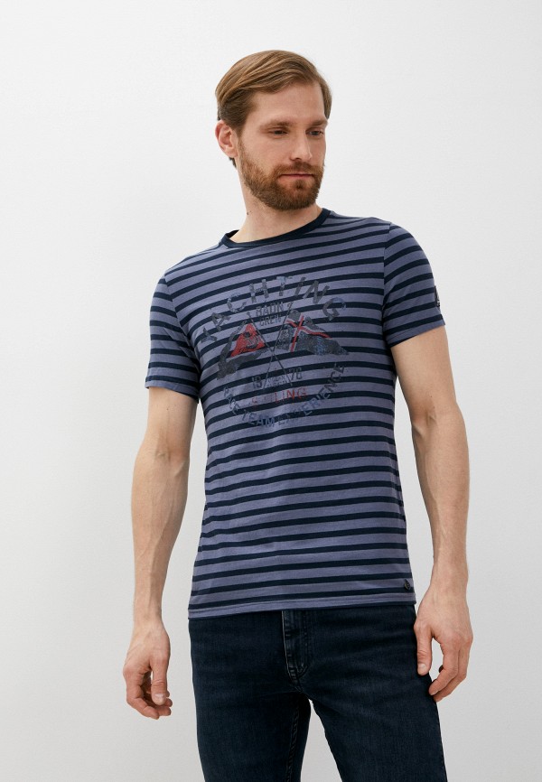 мужская футболка с коротким рукавом baon, синяя