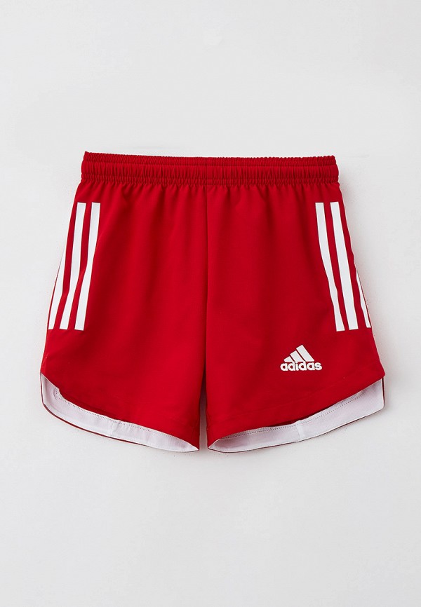 спортивные шорты adidas для мальчика, красные