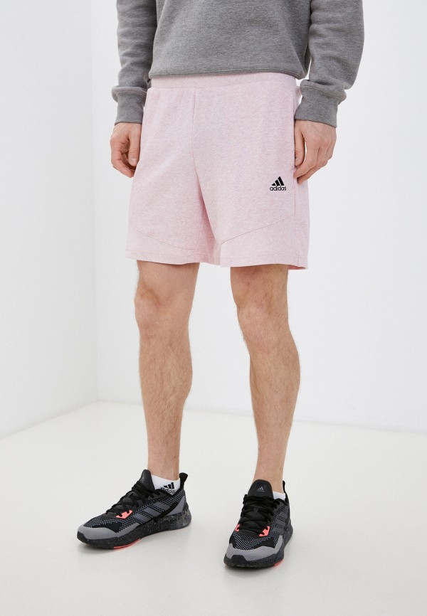 мужские спортивные шорты adidas, розовые