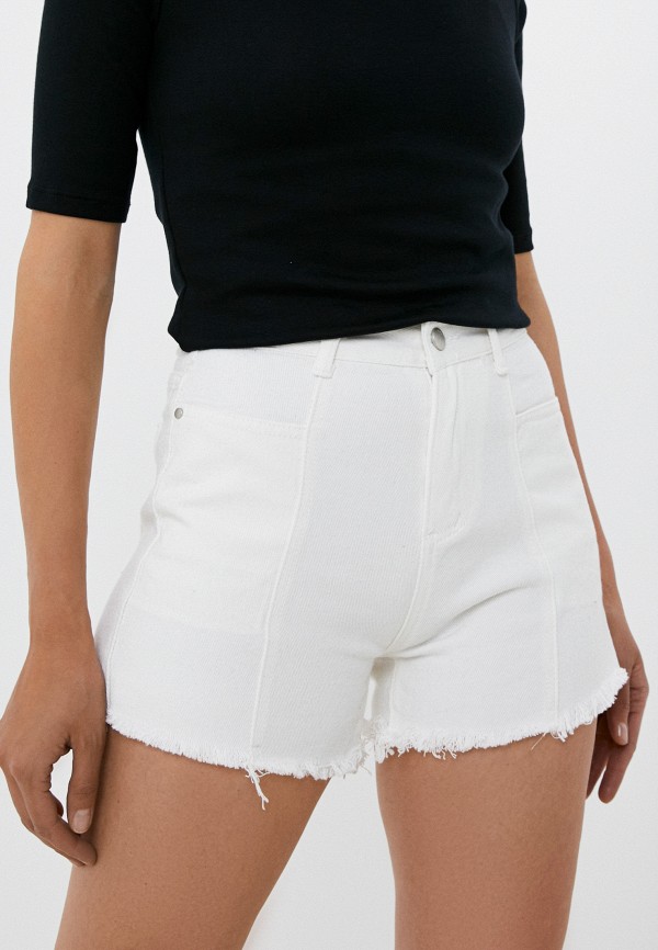 женские джинсовые шорты toku tino, белые