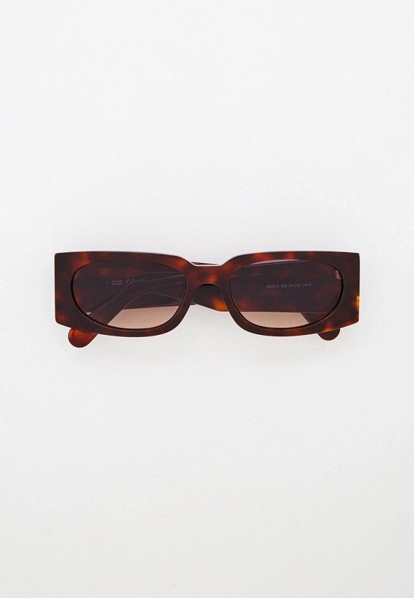 женские квадратные солнцезащитные очки gcds, коричневые