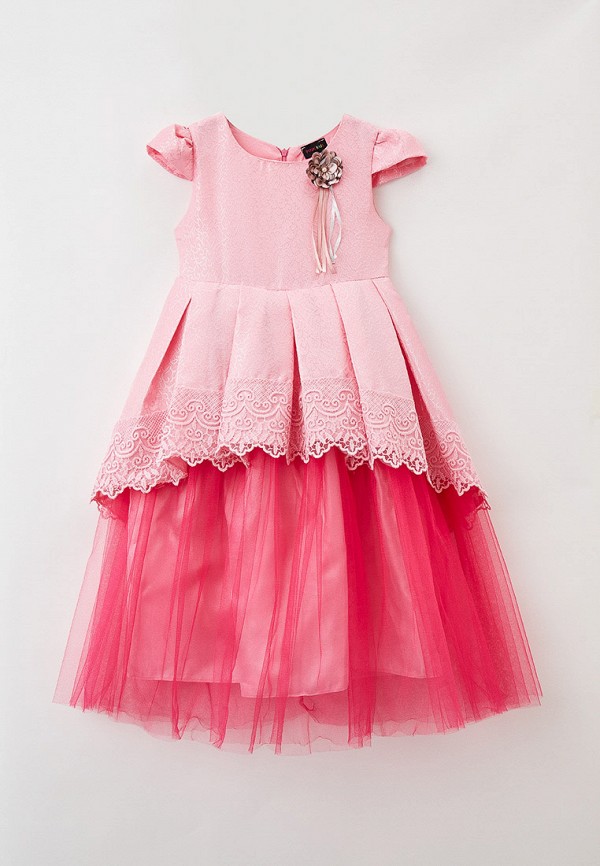 нарядные платье pink kids для девочки, розовое