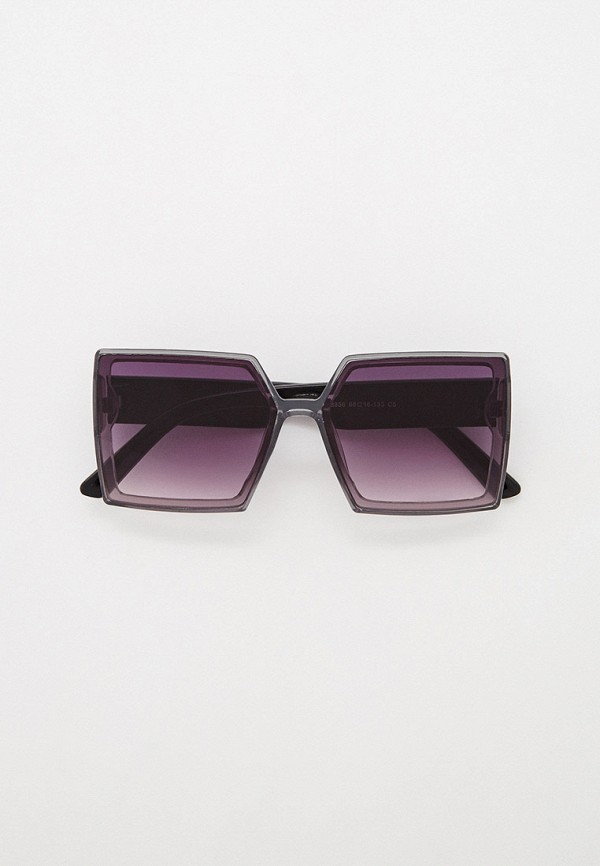 женские квадратные солнцезащитные очки diora.rim, серые