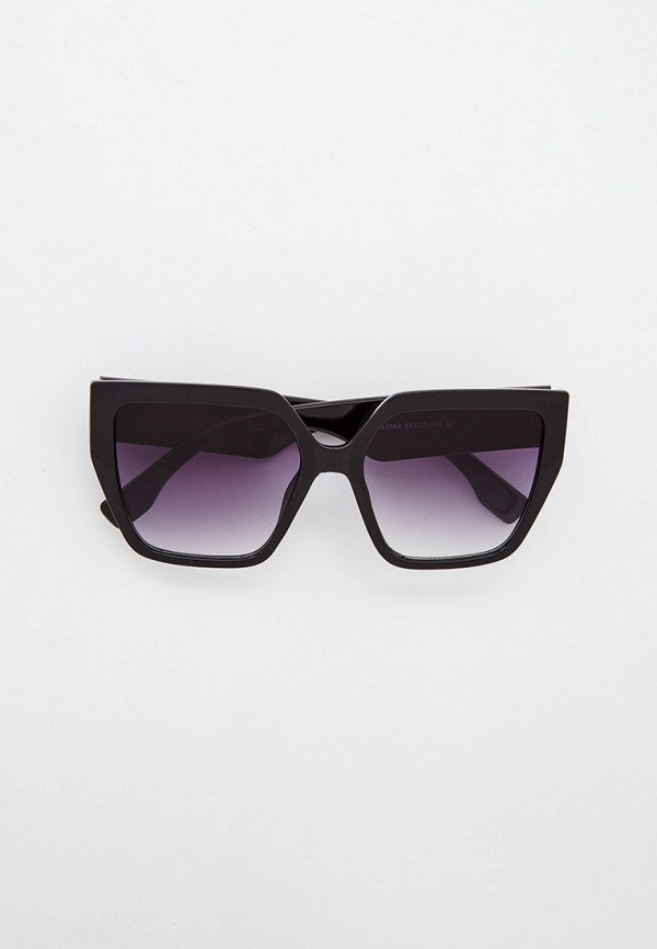 женские квадратные солнцезащитные очки diora.rim, черные