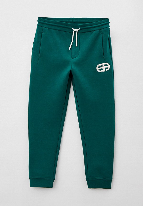 спортивные брюки emporio armani для мальчика, зеленые