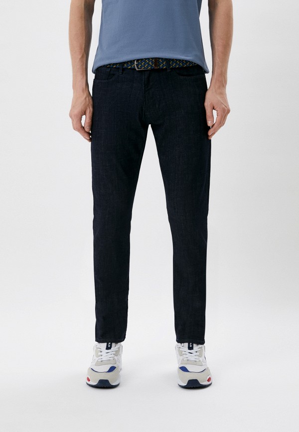 мужские прямые джинсы emporio armani, синие