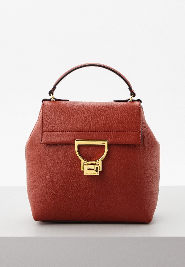 женский рюкзак coccinelle, красный