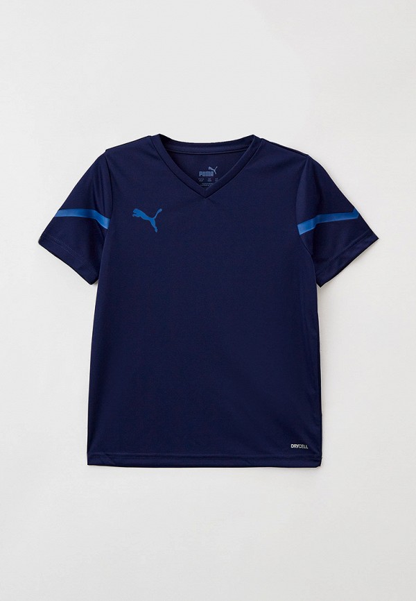 футболка с коротким рукавом puma для мальчика, синяя