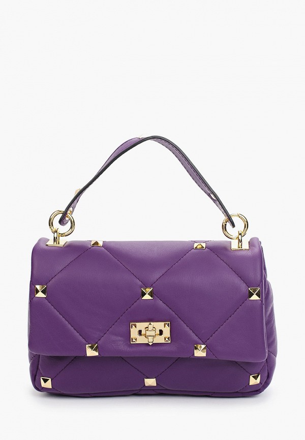 женская сумка с ручками giorgio costa, фиолетовая