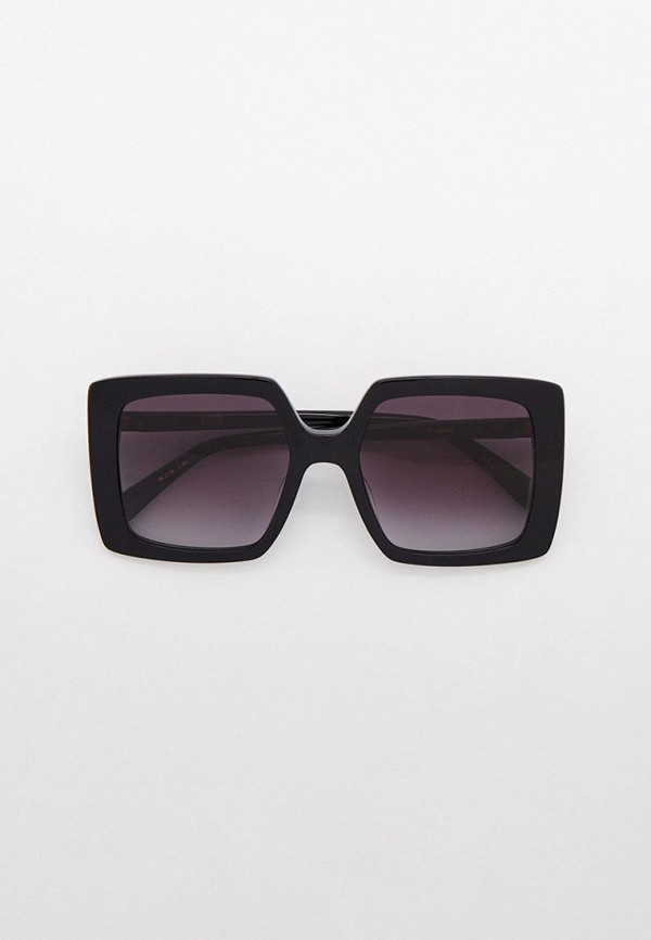 женские квадратные солнцезащитные очки kaleos, черные