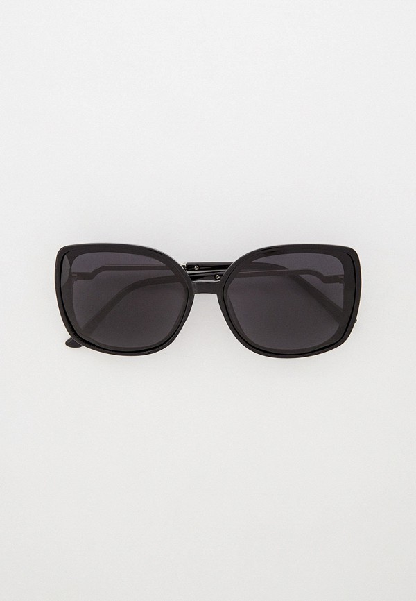 женские квадратные солнцезащитные очки diora.rim, черные