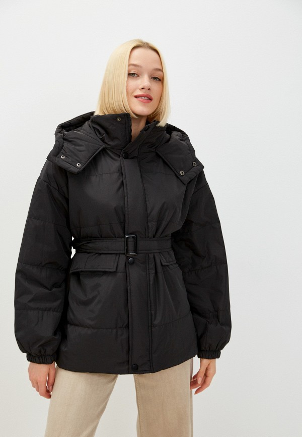 женская утепленные куртка fadas, черная