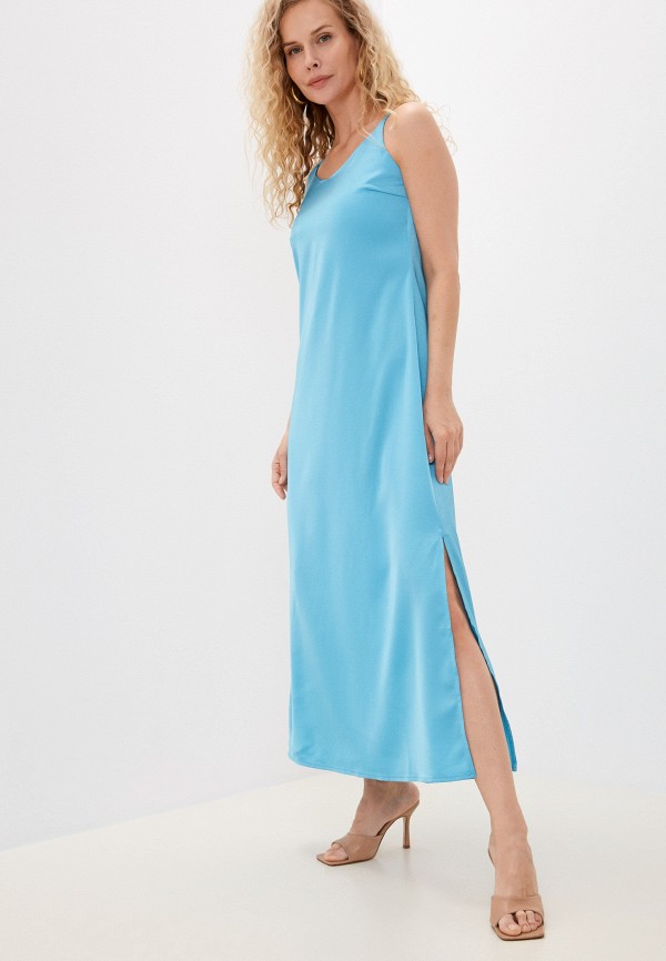 женское платье-комбинация unicomoda, голубое