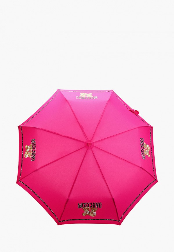 женский складные зонт moschino, бежевый