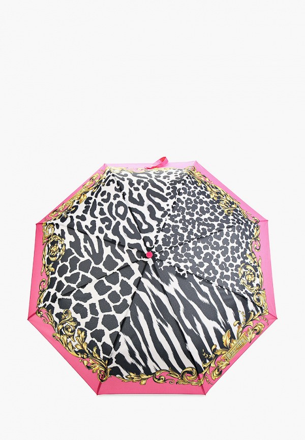 женский складные зонт moschino, разноцветный
